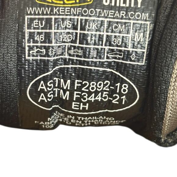 Keens Men’s Flint II Soft Toe Brown Leather Size 12D - Picture 8 of 9